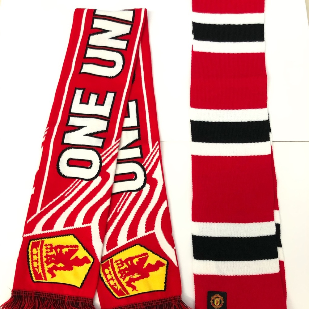 Lot of 2 Manchester United Scarves